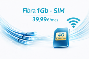 Serveis fibra 1gb + sim 39,99 alta velocitat
